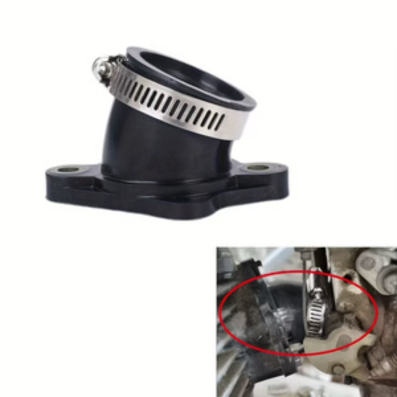 Motorcycle Engine Parts - Vergaser-Ansaugstutzen 30MM Ersatzteile für CG250cc Motor