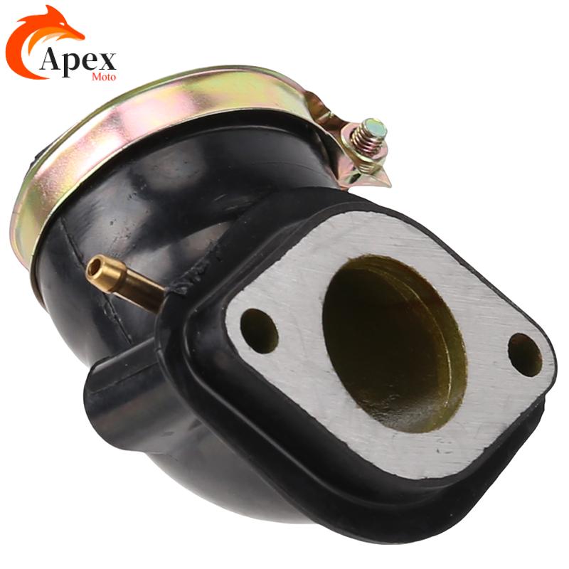 Motorcycle Carburetor - Gy6 230cc Ansaugrohr für Motorrad-Vergaser-Ansaugkrümmer-Motoranschluss