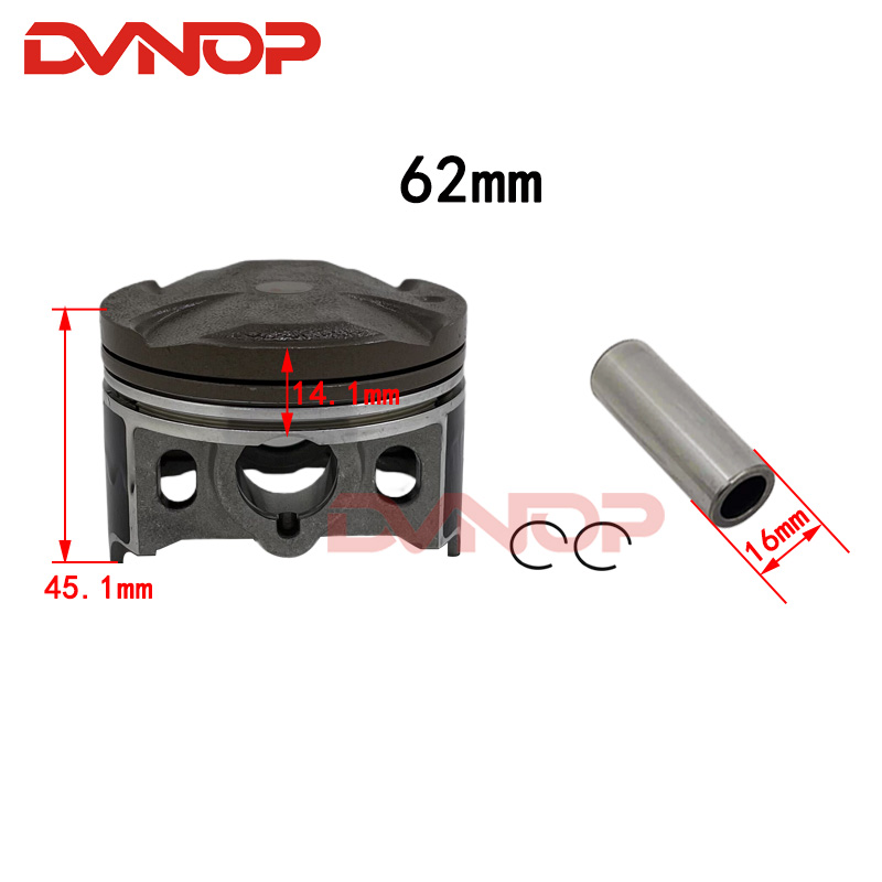 62mm 249cc Zylinder-Kolben-Dic – Motorcycle Gasket Bewertung und Preis