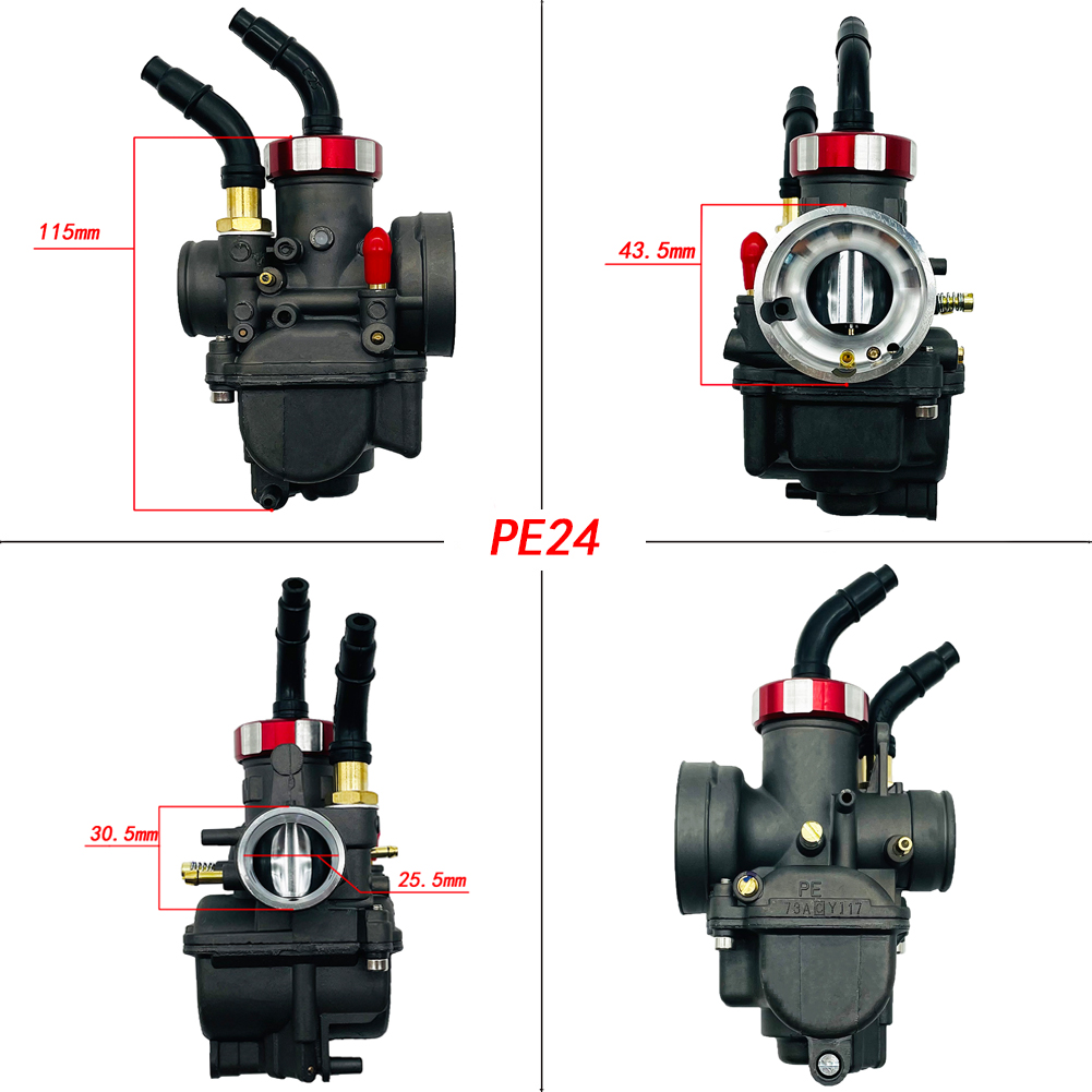 Schwarz-Roter Universal-Motorr – Motorcycle Carburetor Bewertung und Preis