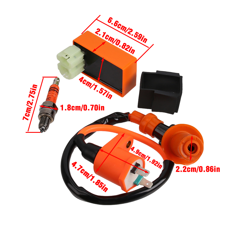 Zündspule Neues Set aus Hochle – Motorcycle Spark Plug Bewertung und Preis