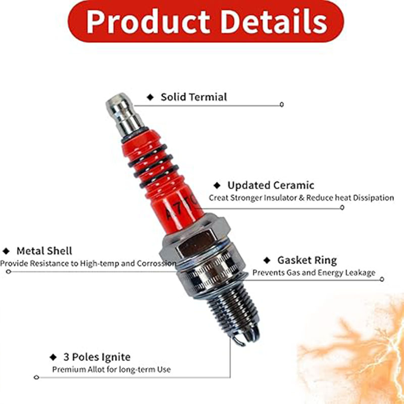3 Stück A7TC 3-Elektroden-Zünd – Motorcycle Spark Plug Bewertung und Preis